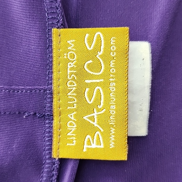 Linda Lundstrom Basics Purple Long Sleeves Cardigan Lightweight Size M/L - Picture 5 of 9
